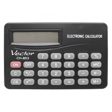 Kalkulator Vector kieszonkowy CH-853, 8-pozycyjny